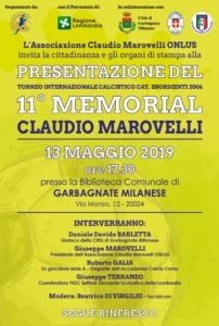 Presentazione XI Memorial Marovelli