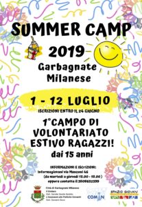 Summer Camp di Volontariato: aperte le iscrizioni!