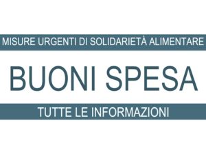 Buoni Spesa: presentazione domande solo online