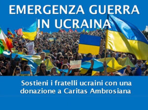 Caritas: raccolta fondi per l’Ucraina